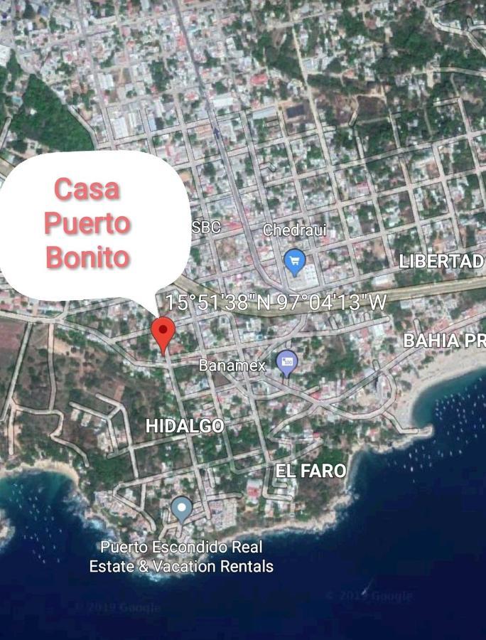 Casa Puerto Bonito & Private Coworking Hotel Puerto Escondido  Eksteriør billede